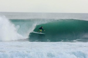 Getting barreled in Playa Colorado, Nicaragua!