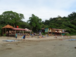 Chillen am Playa Maderas in Nicaragua