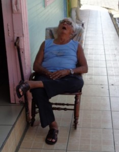 schlafender mensch san juan del Sur
