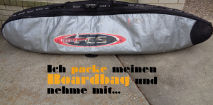 Packliste Boardbag Surfen Wellenreiten