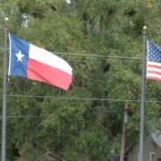 travel use texas flags