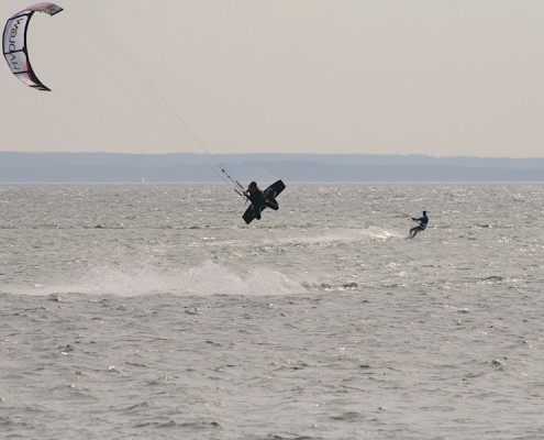 sprung kiter ostsee