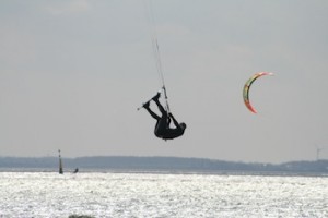 sturz kitesurfen ostsee