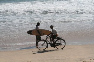 Fahrrad am strand