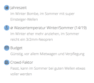 surfen lernen in europa