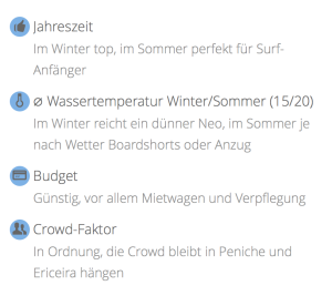 surfen lernen in europa