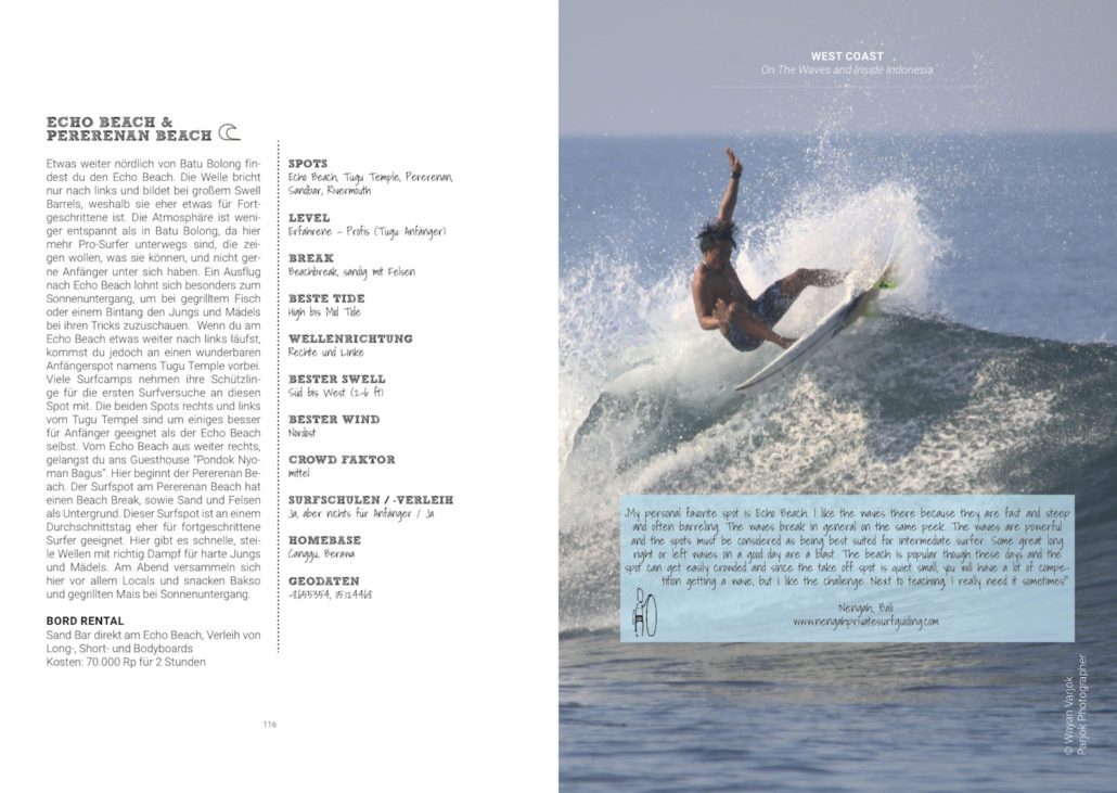 Surfen auf Bali surfguide