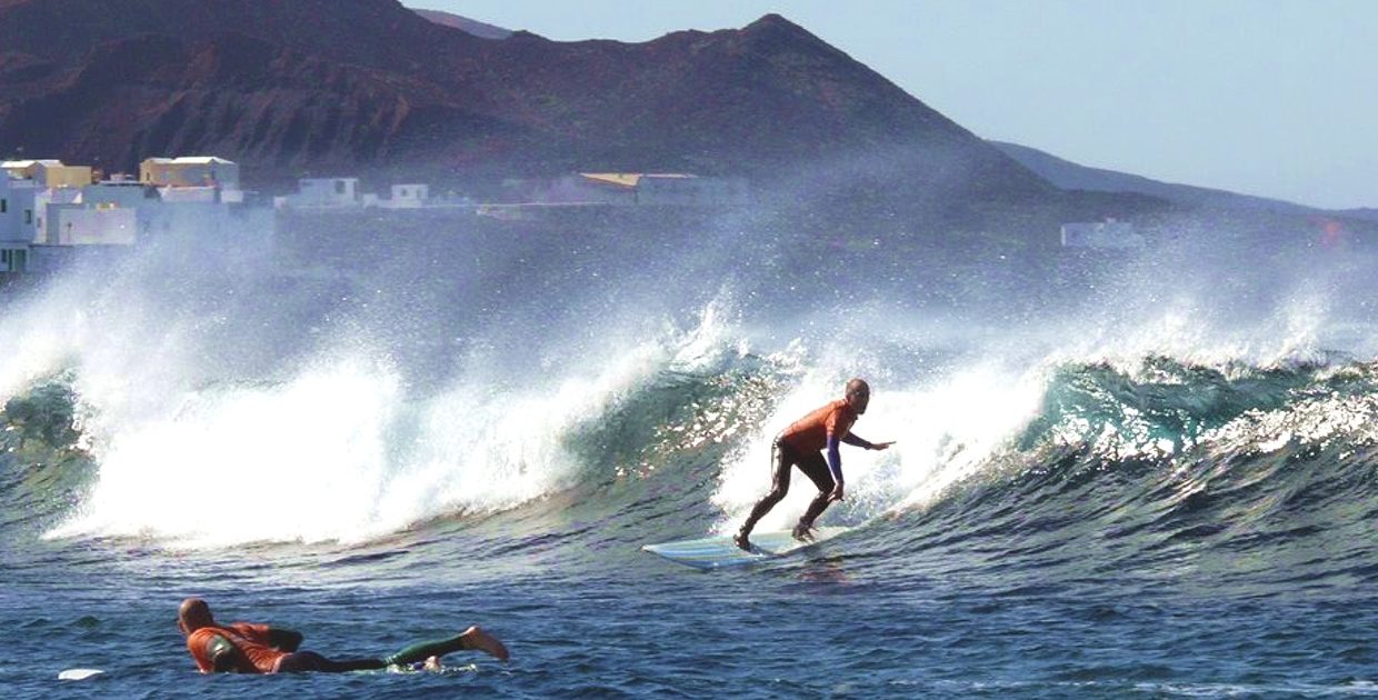 Surfen auf Lanzarote