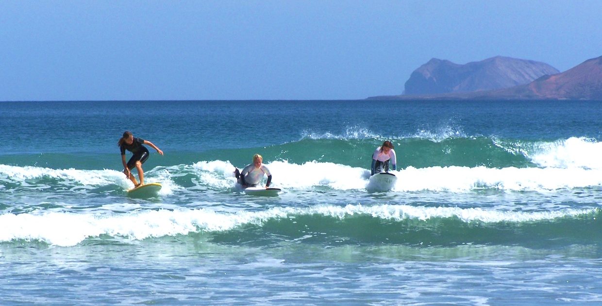 Surfen auf Lanzarote